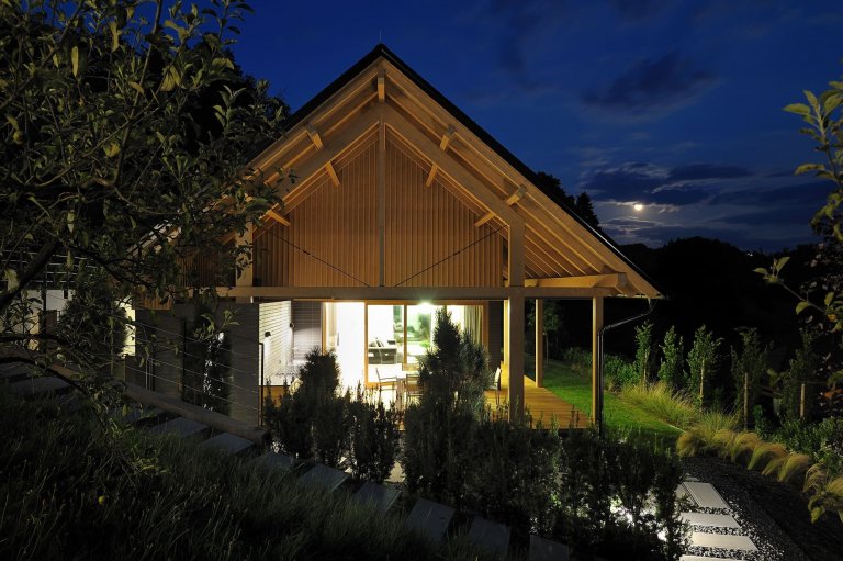 Moderní dům ve Slovinsku