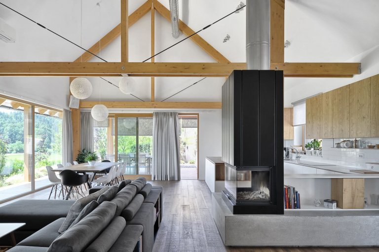 Moderní dům ve Slovinsku