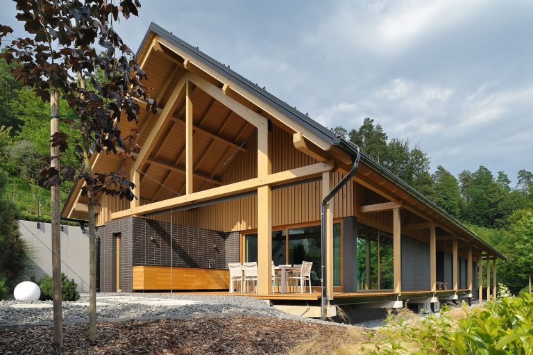 Moderní dům ve Slovinsku