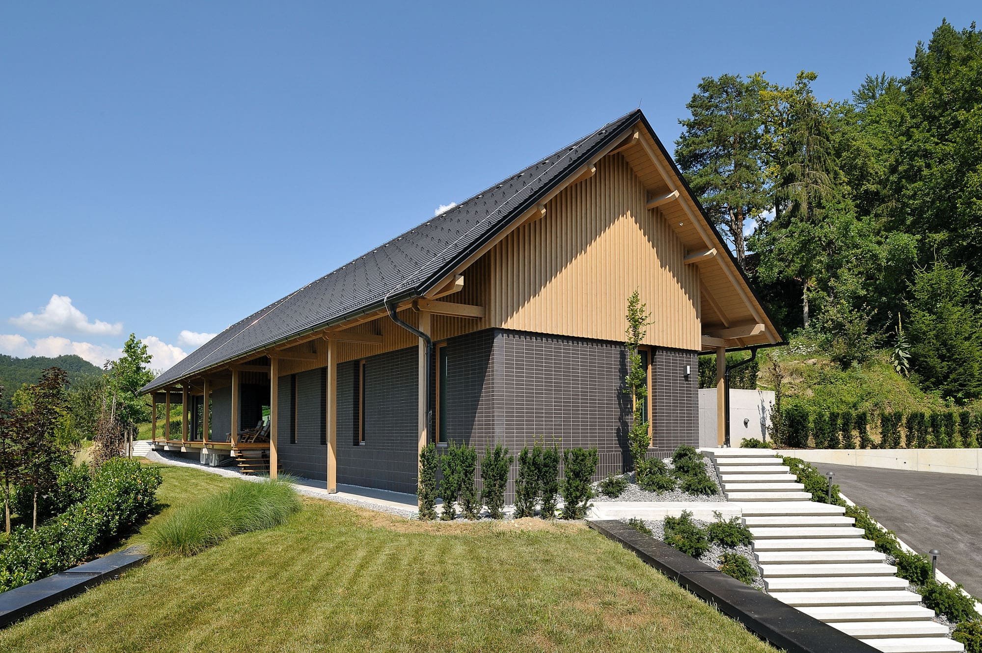 Moderní dům ve Slovinsku