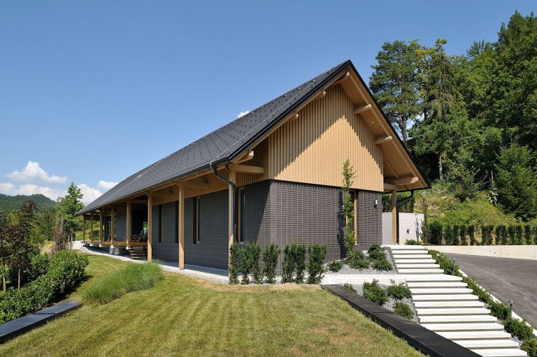 Moderní dům ve Slovinsku