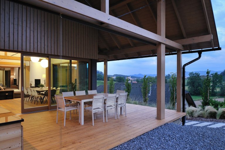 Moderní dům ve Slovinsku