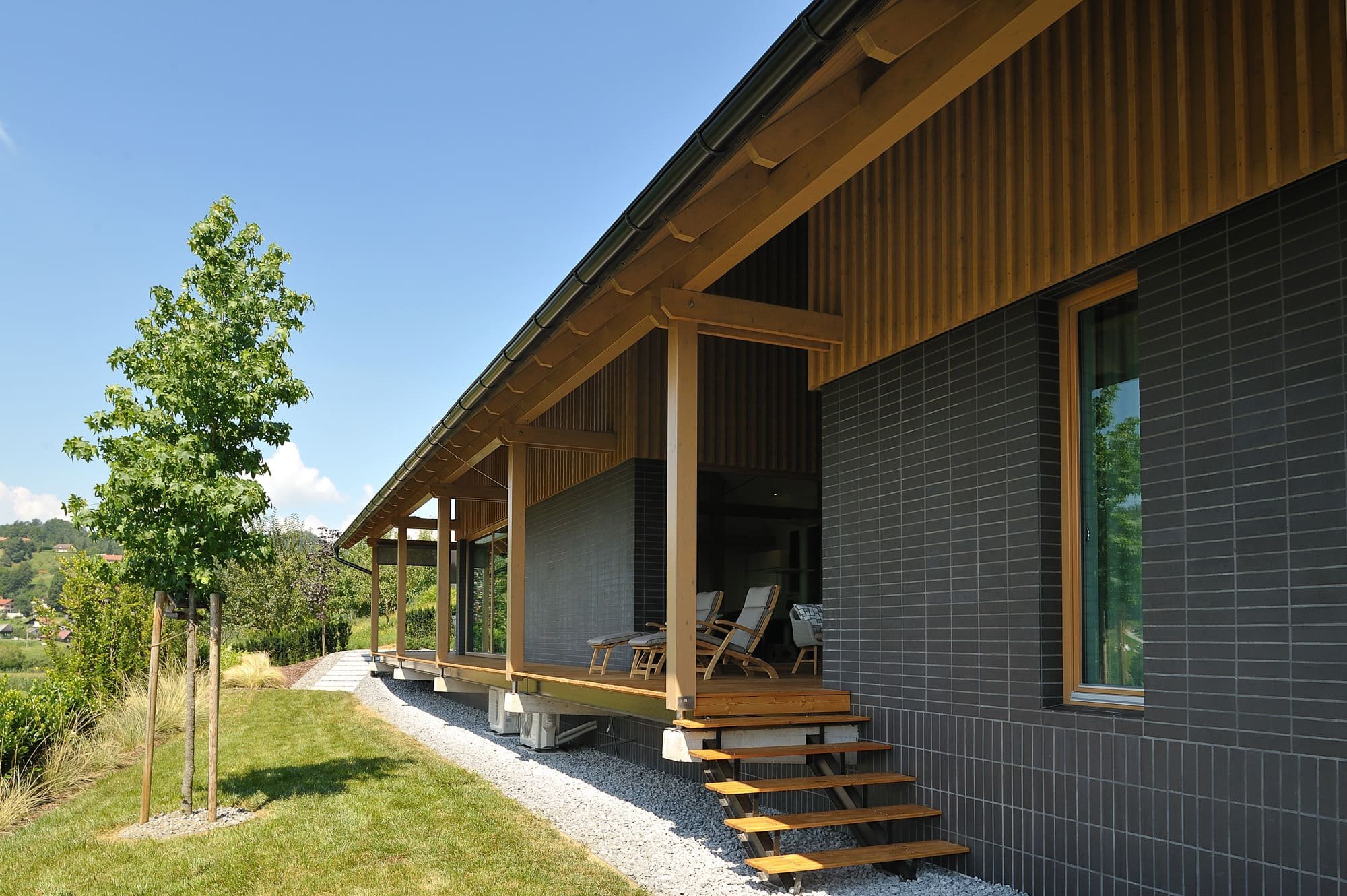 Moderní dům ve Slovinsku