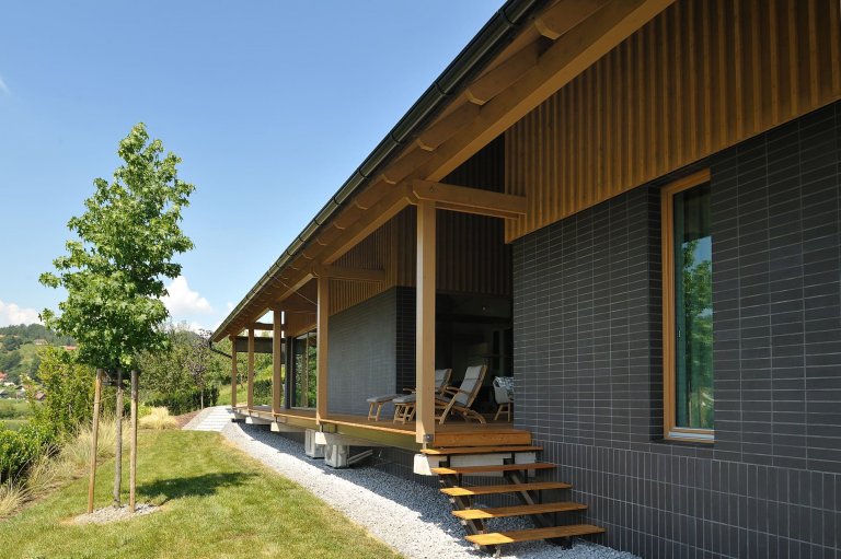 Moderní dům ve Slovinsku