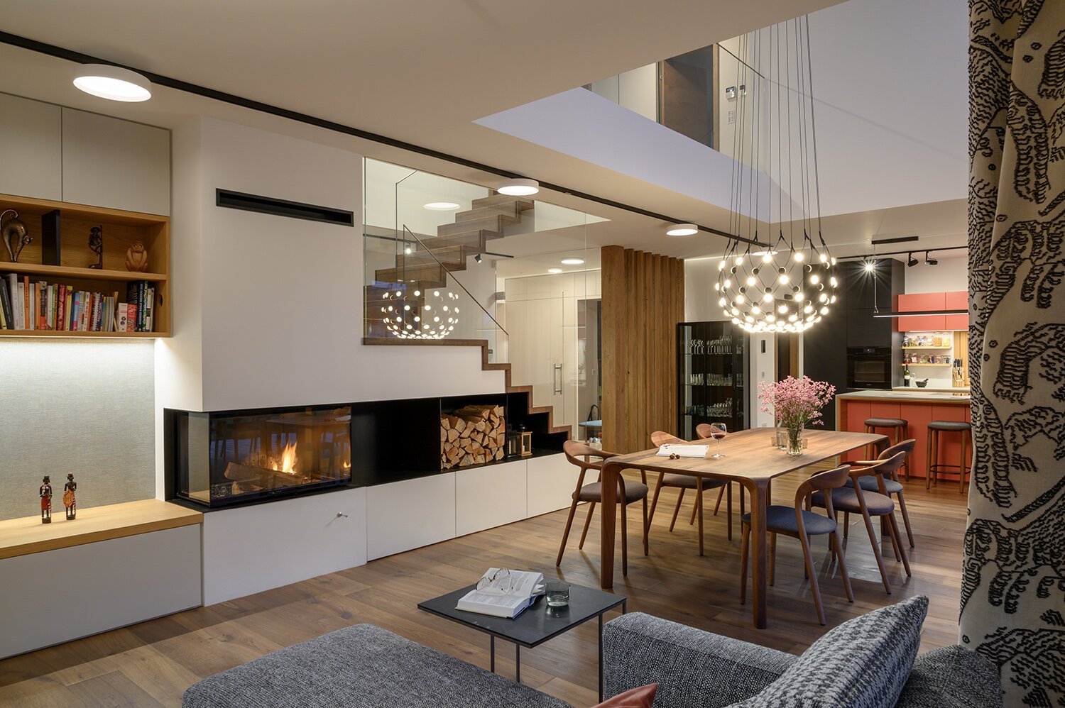 Moderní interiér domu ve Slovinsku