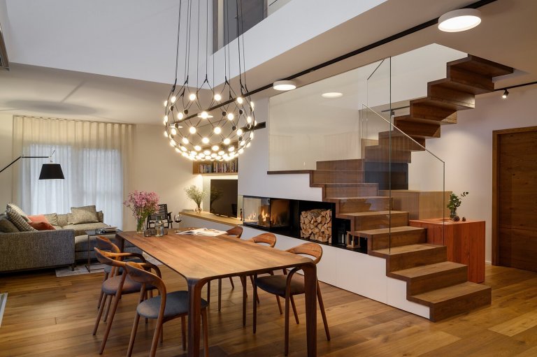 Moderní interiér domu ve Slovinsku