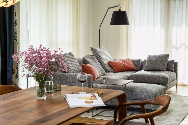 Moderní interiér domu ve Slovinsku