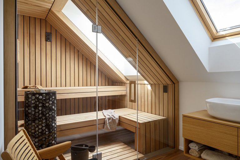 Moderní interiér domu ve Slovinsku