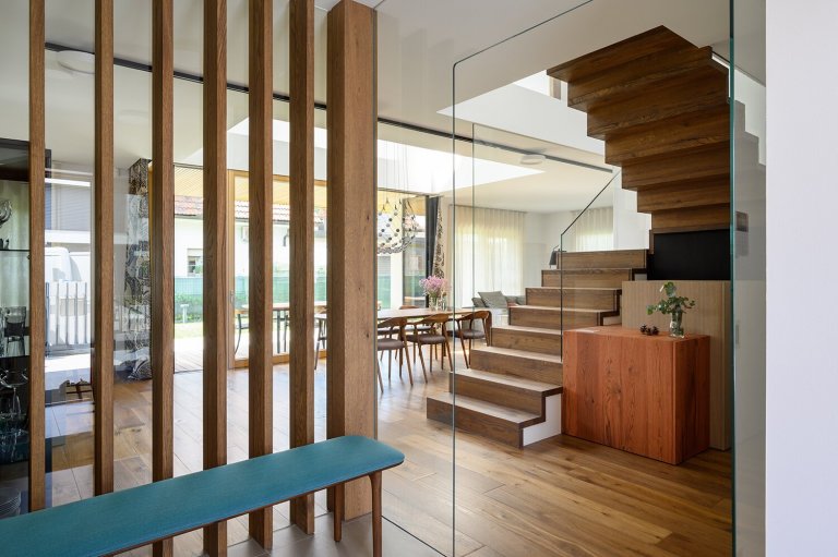 Moderní interiér domu ve Slovinsku