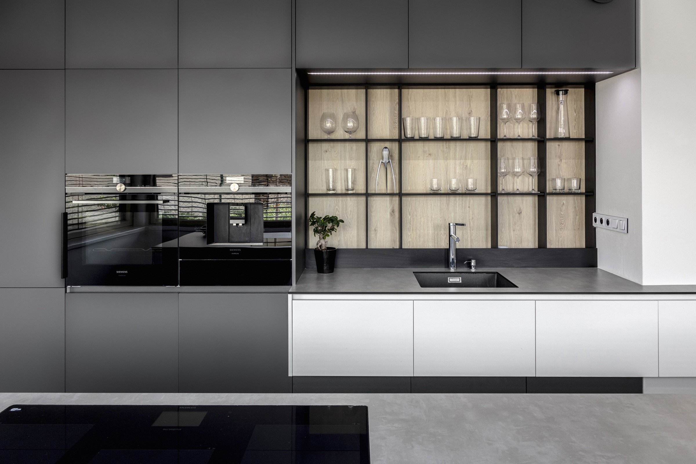 Moderní interiér pasivního domu na Moravě