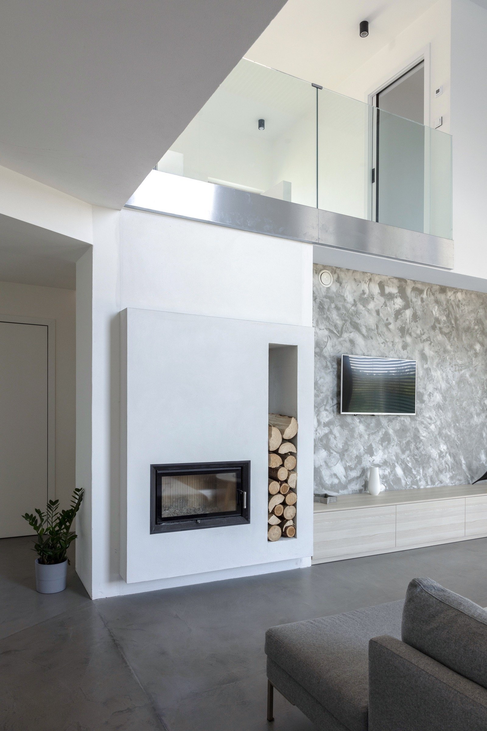 Moderní interiér pasivního domu na Moravě