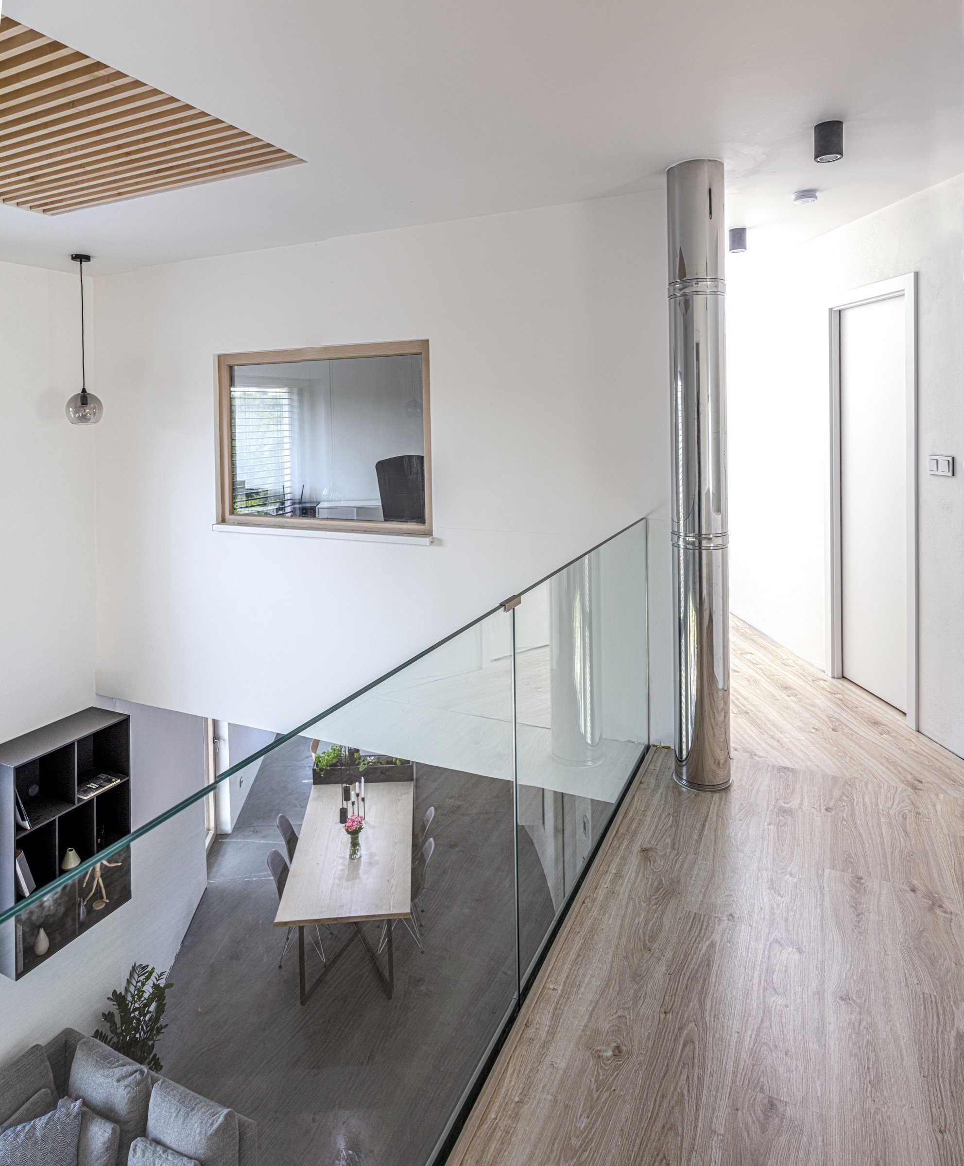 Moderní interiér pasivního domu na Moravě