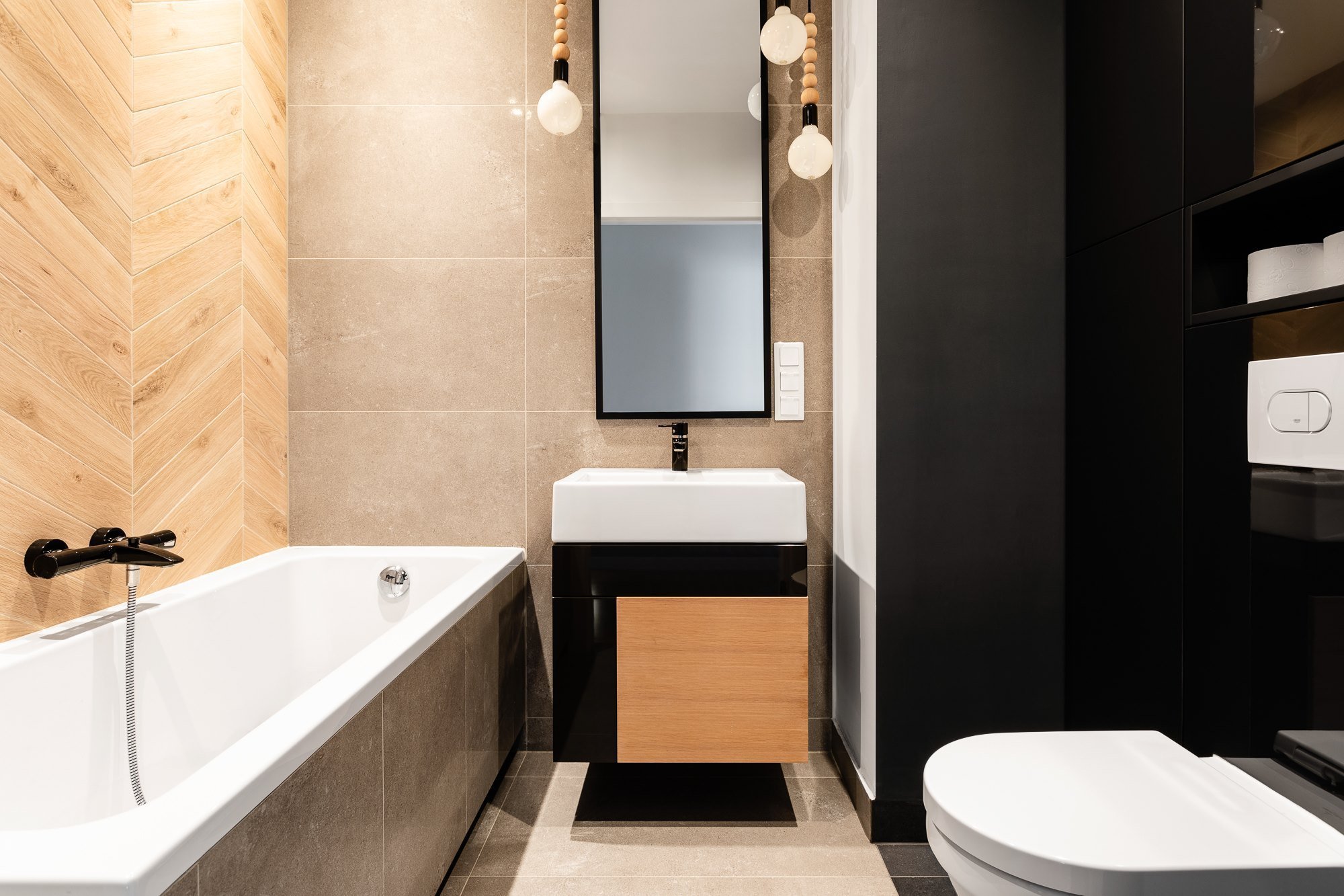 Moderní interiér říznutý retro