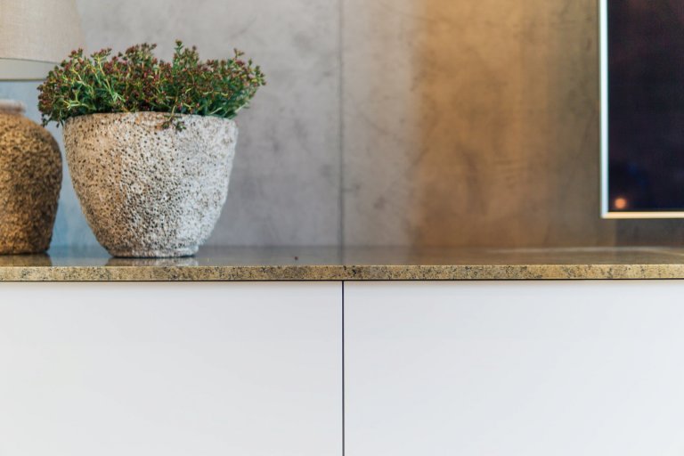 Moderní interiér s výhledem na Tatry