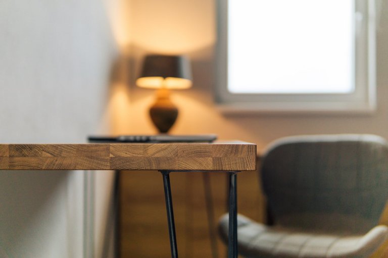 Moderní interiér s výhledem na Tatry