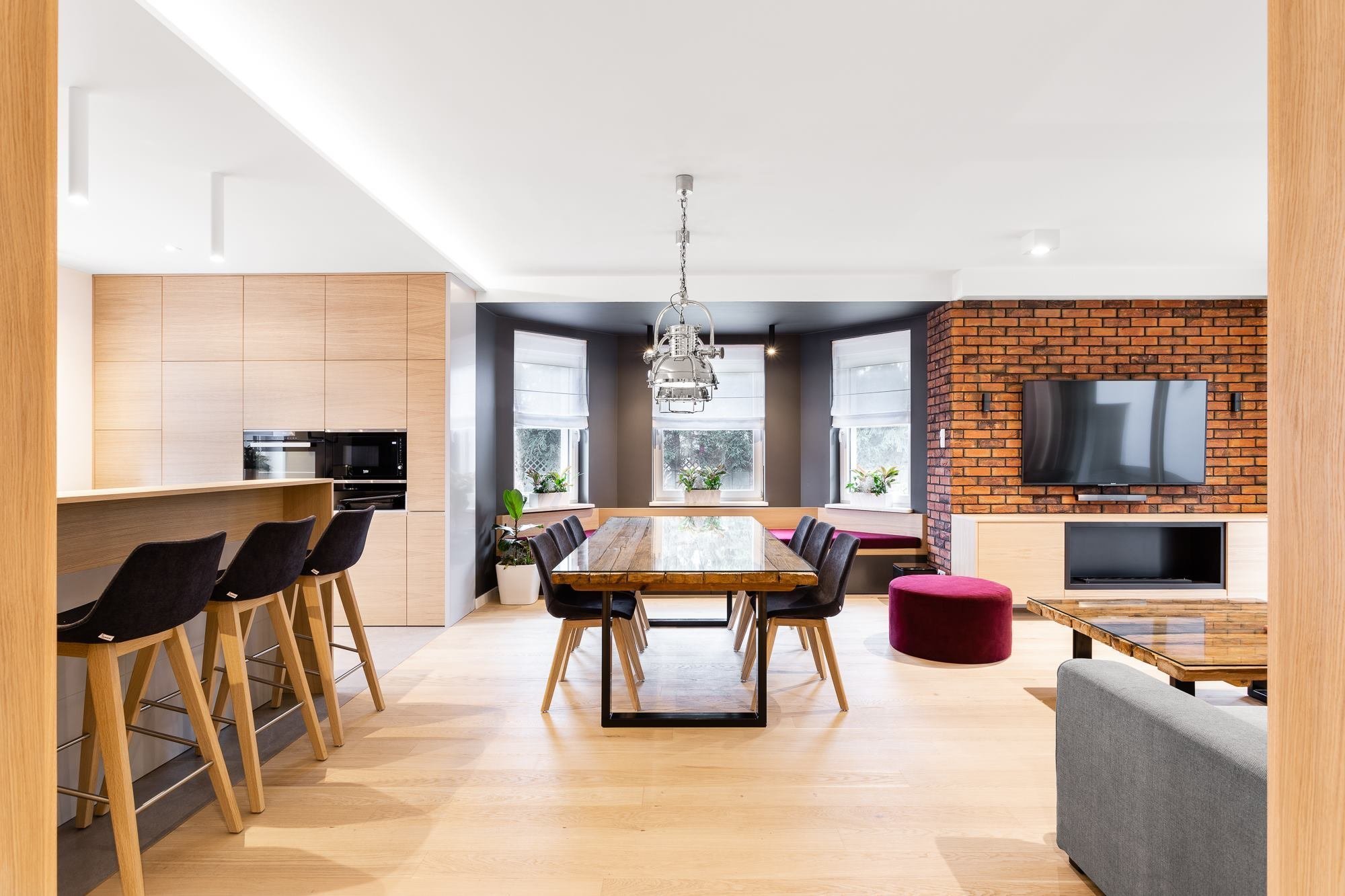 Moderní interiér v retro stylu