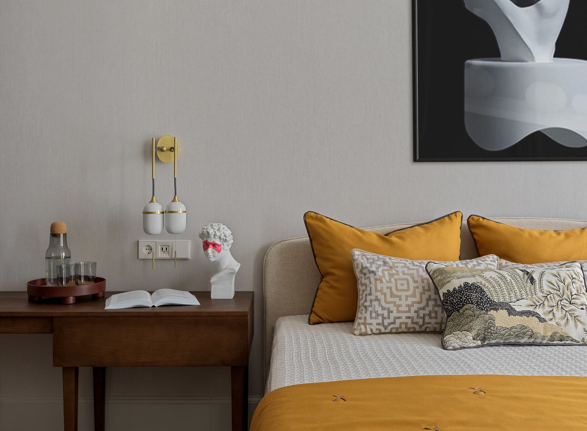 Moderní interiér ve stylu fusion