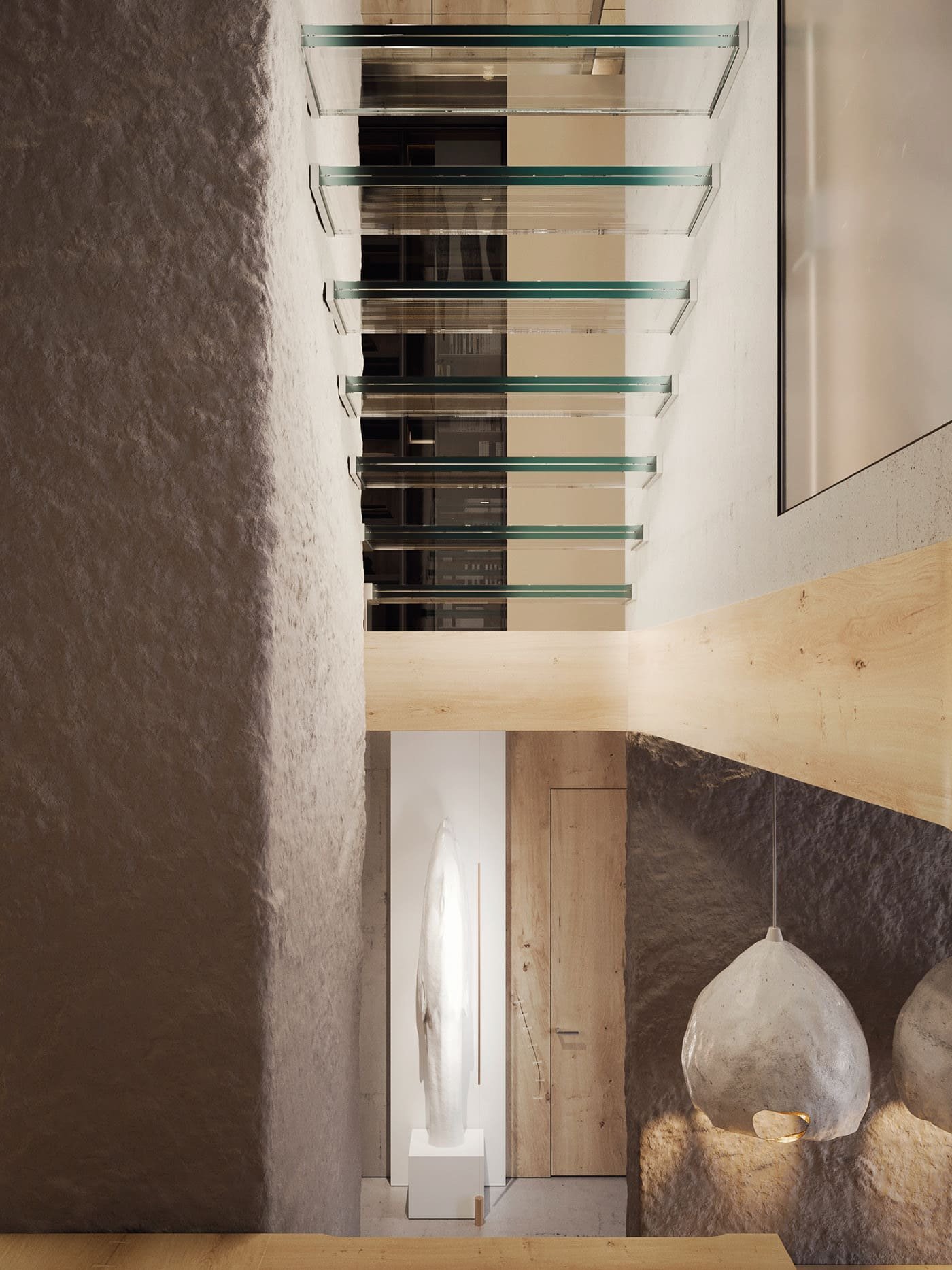 Moderní mezonet na čtyřech patrech