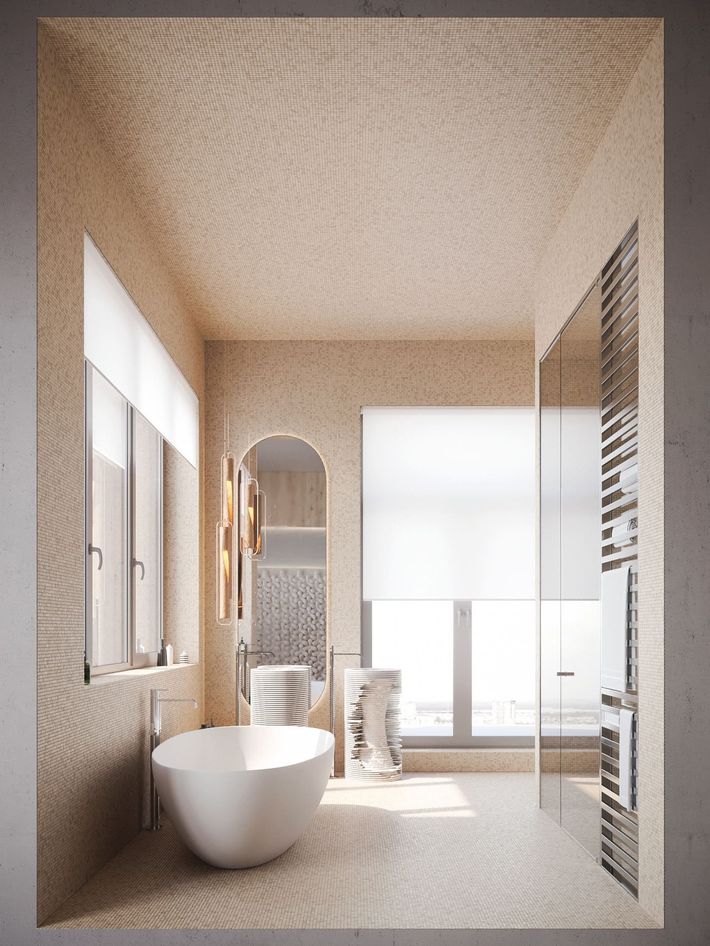 Moderní mezonet na čtyřech patrech