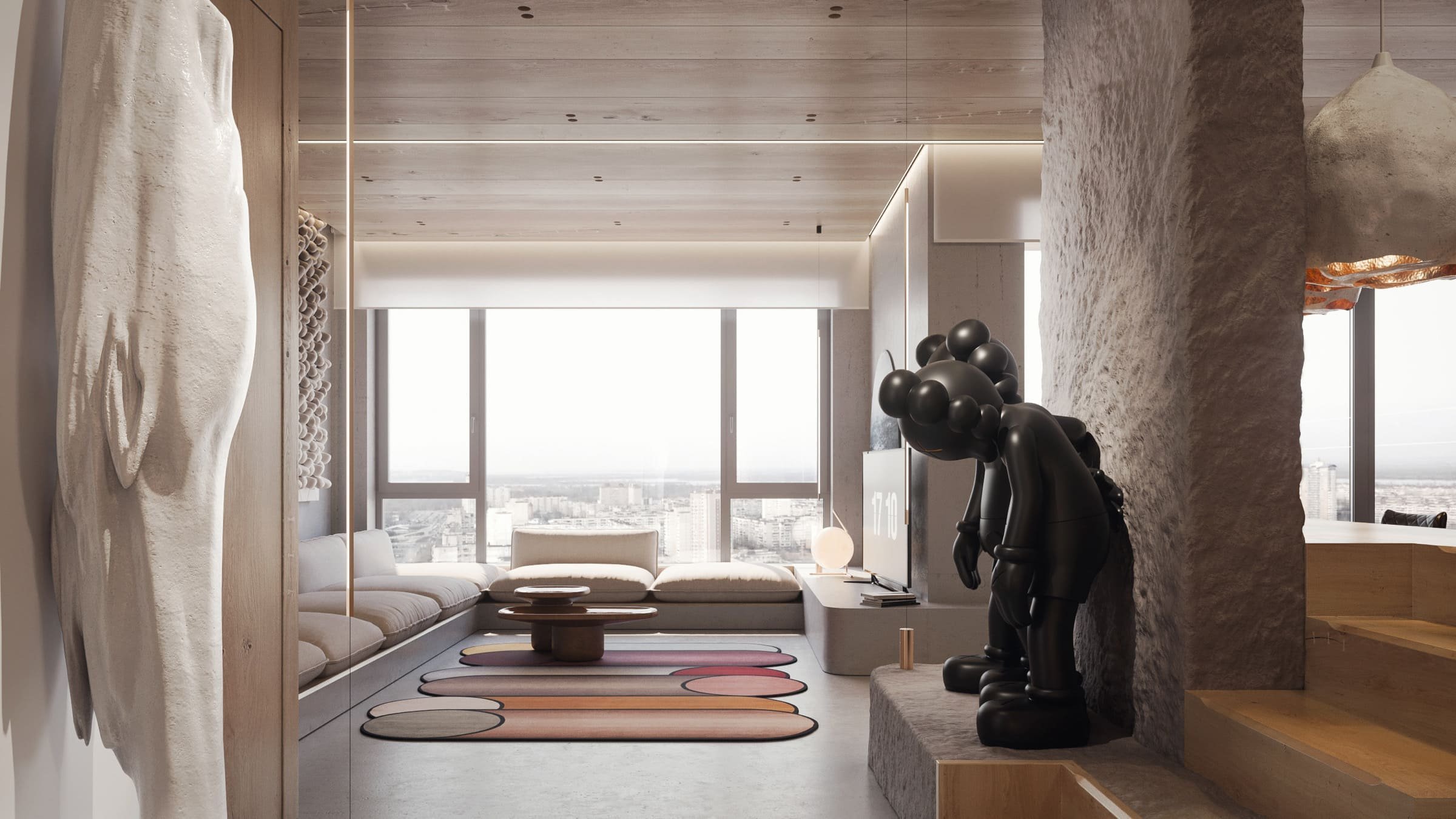 Moderní mezonet na čtyřech patrech