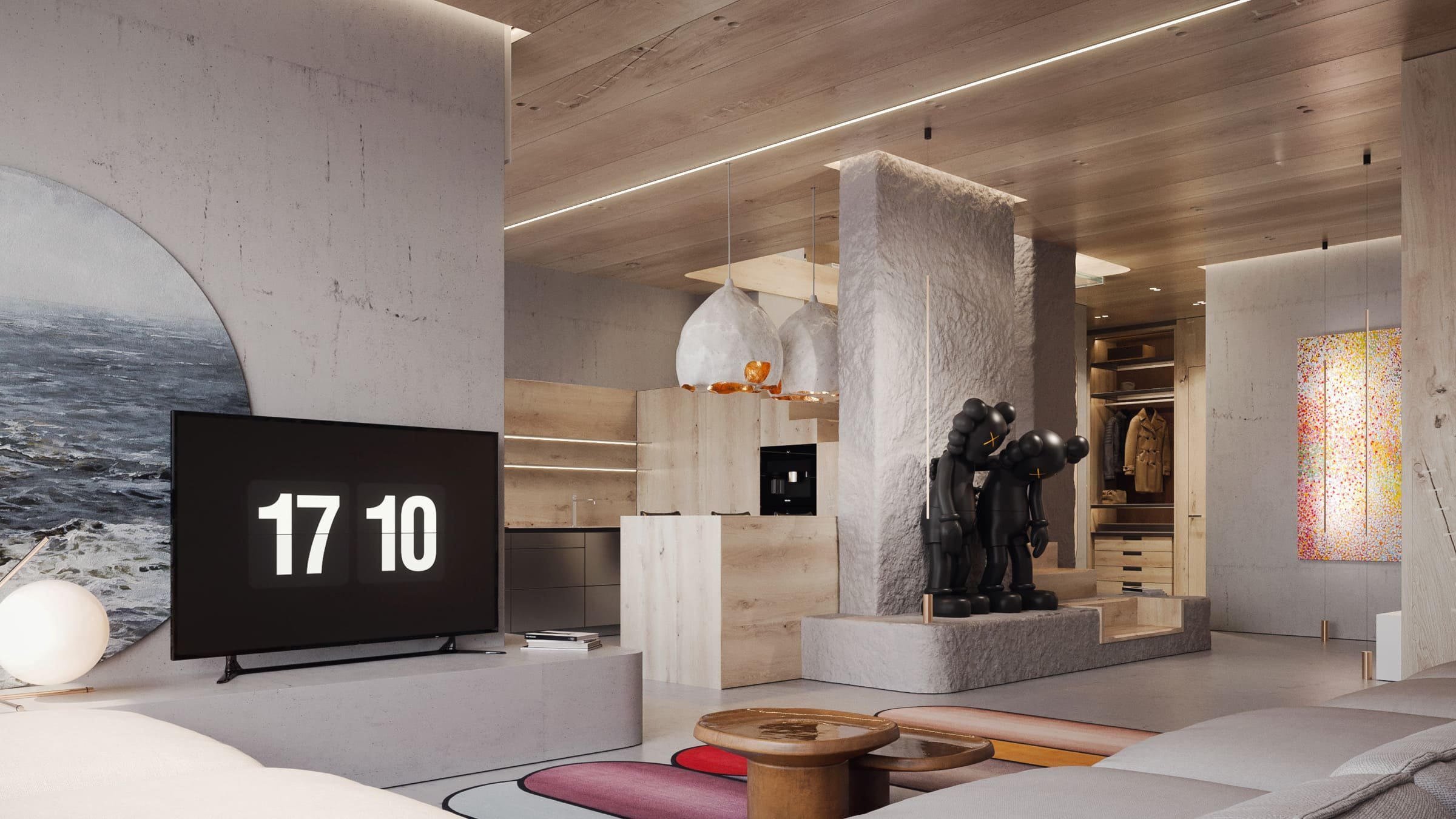 Moderní mezonet na čtyřech patrech