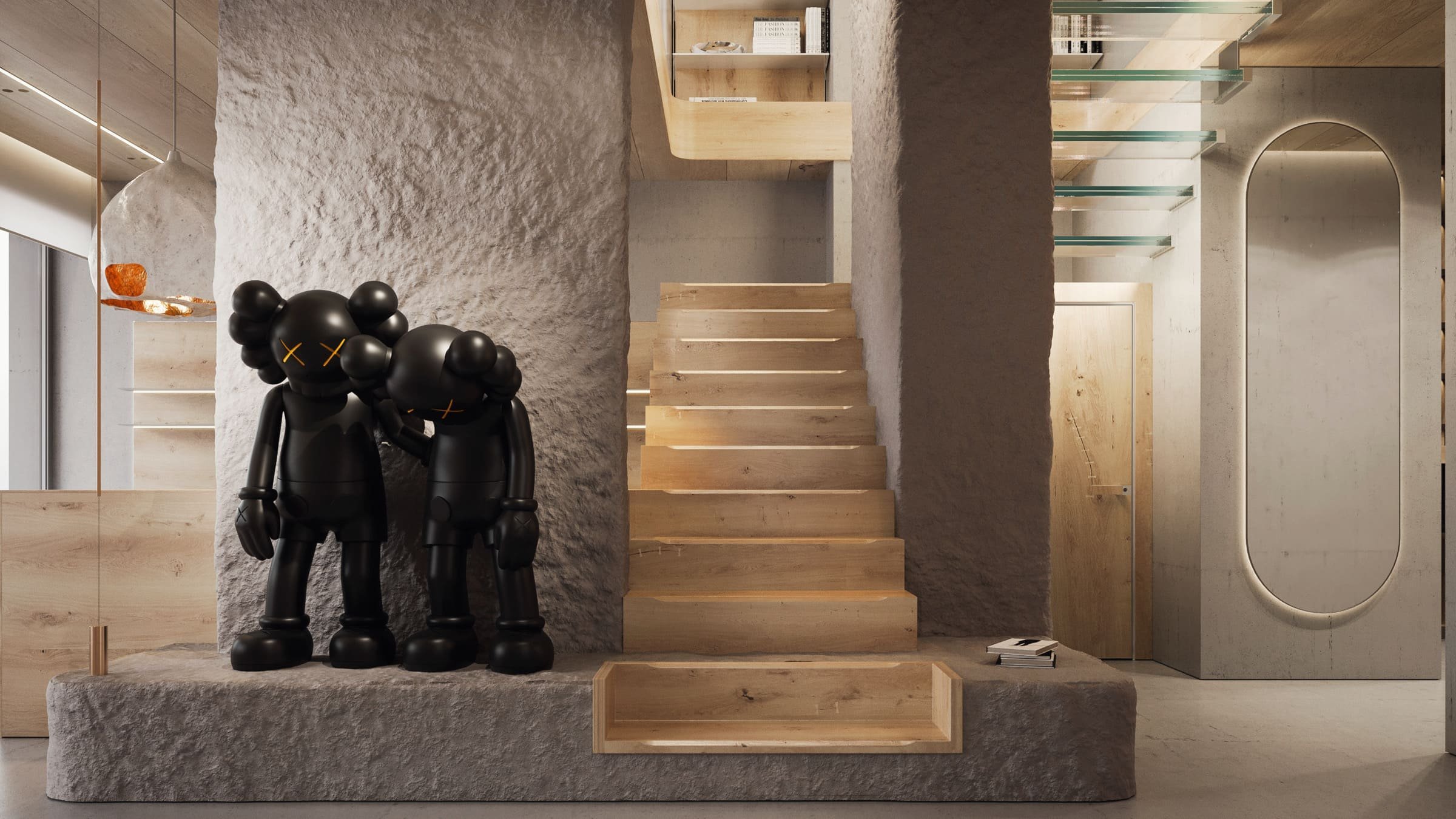 Moderní mezonet na čtyřech patrech