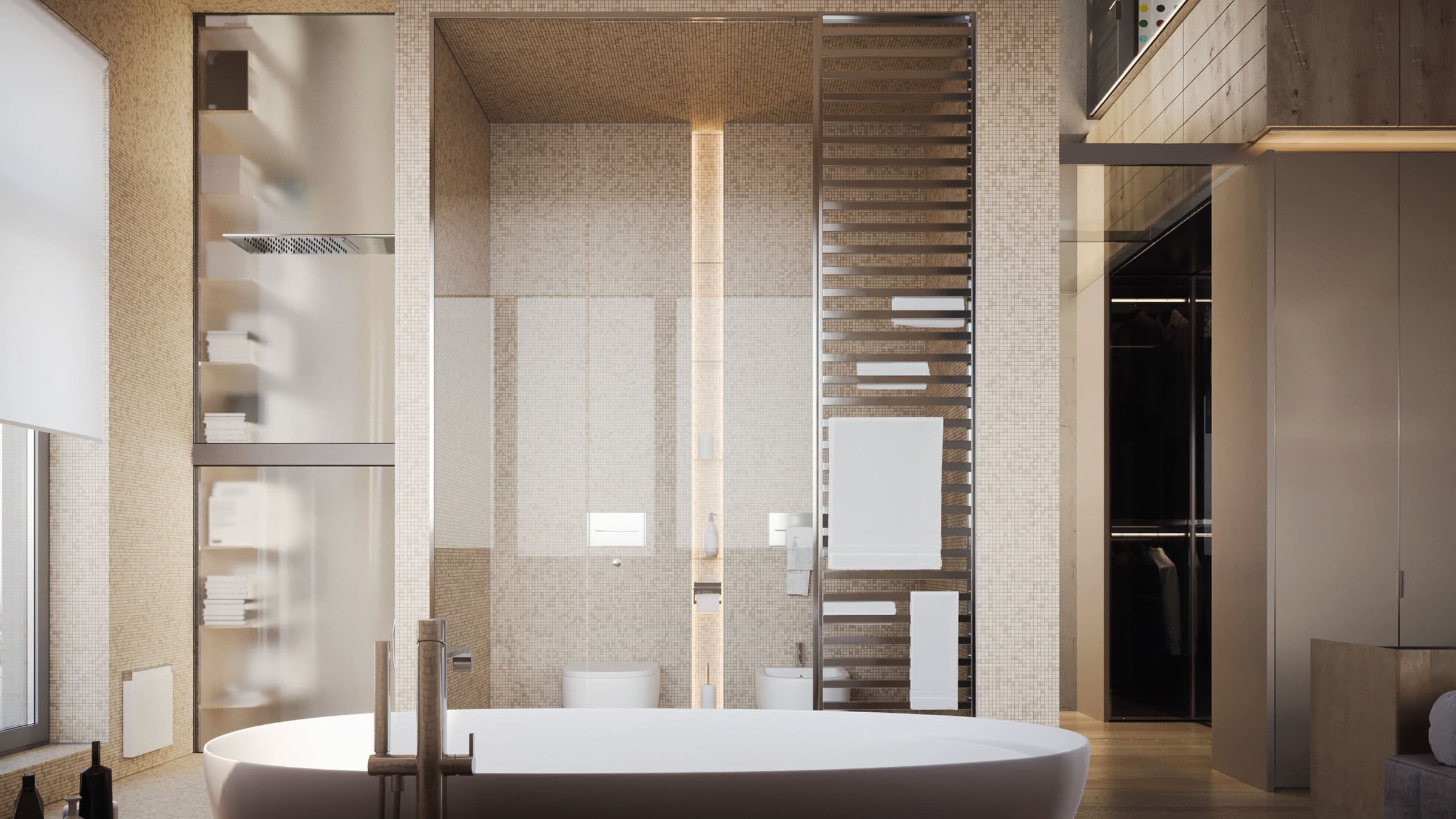 Moderní mezonet na čtyřech patrech