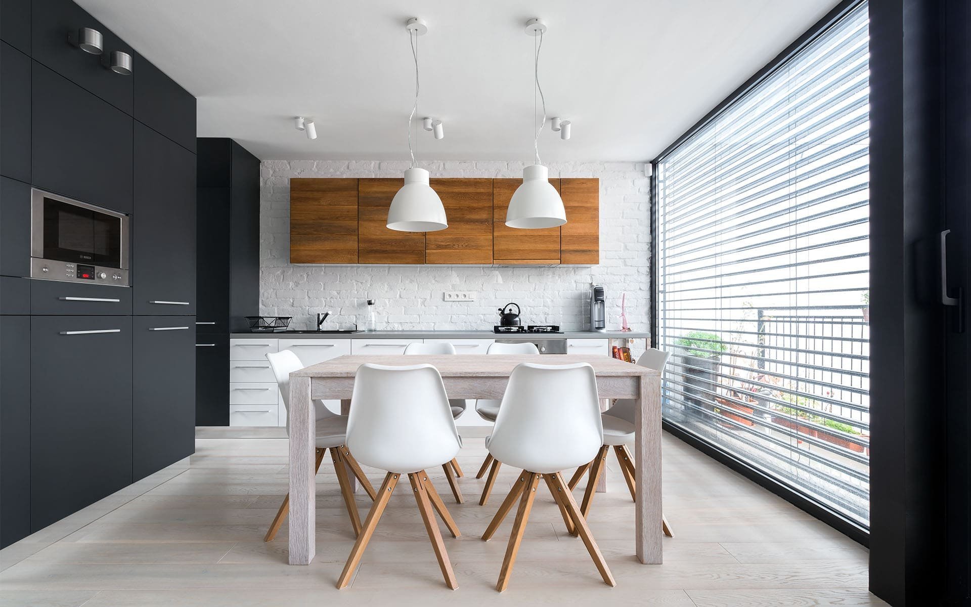 Moderní penthouse s átriem