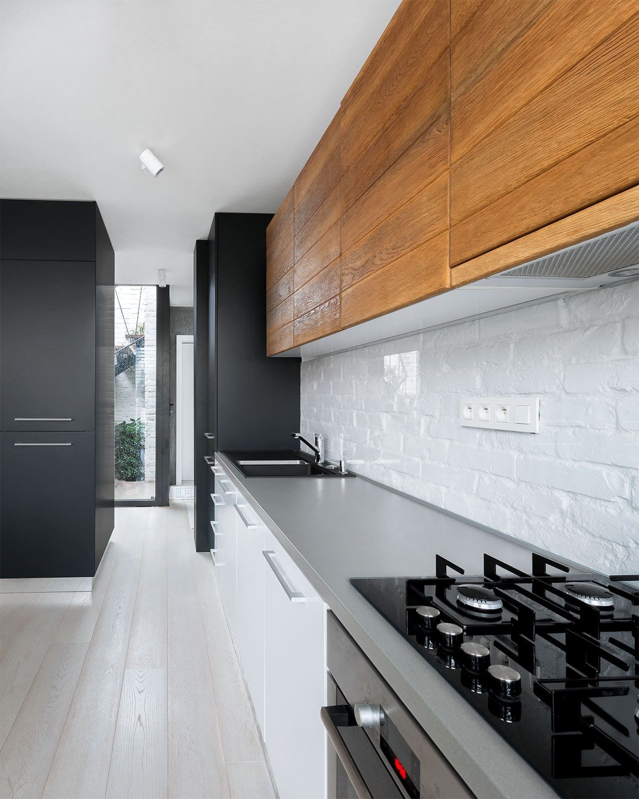 Moderní penthouse s átriem