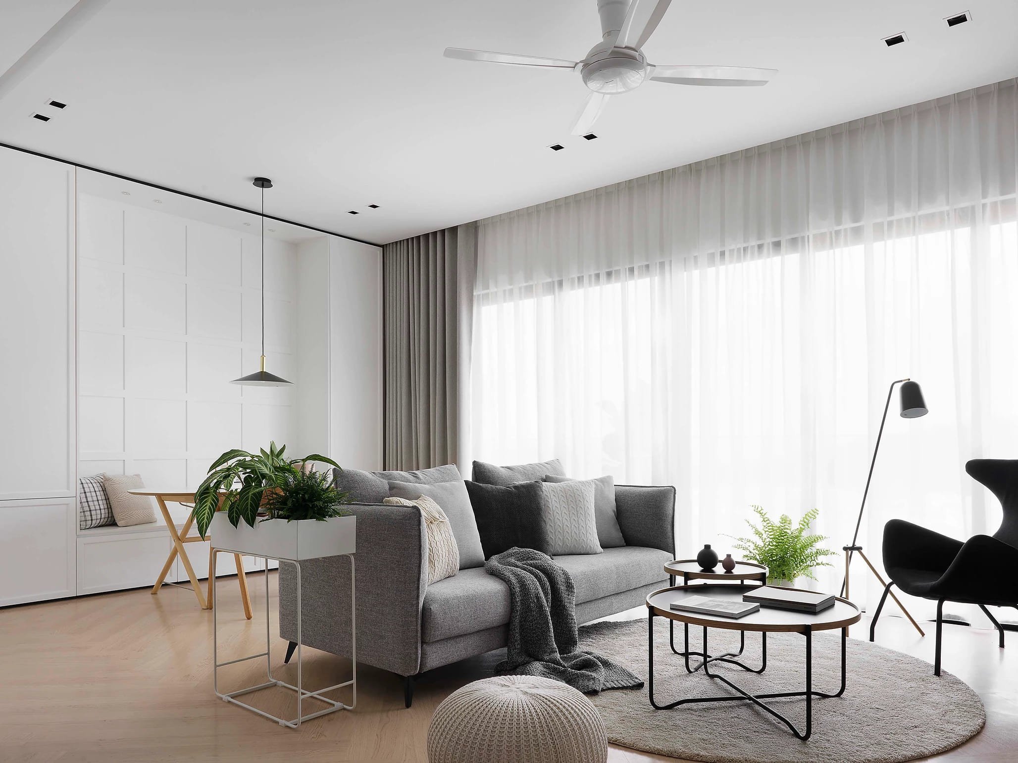 Moderní skandinávský interiér z Malajsie