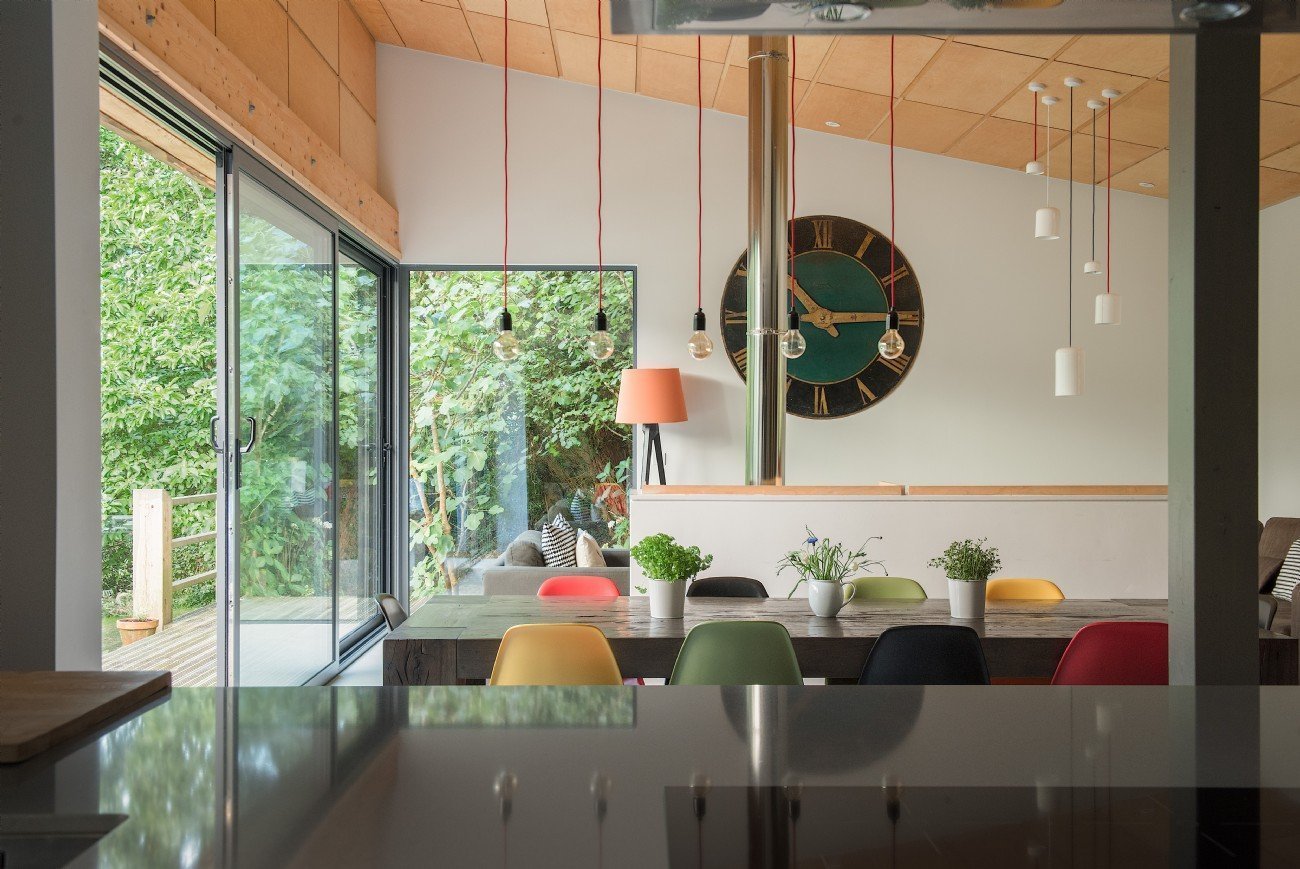 Moderní srub v náručí přírody