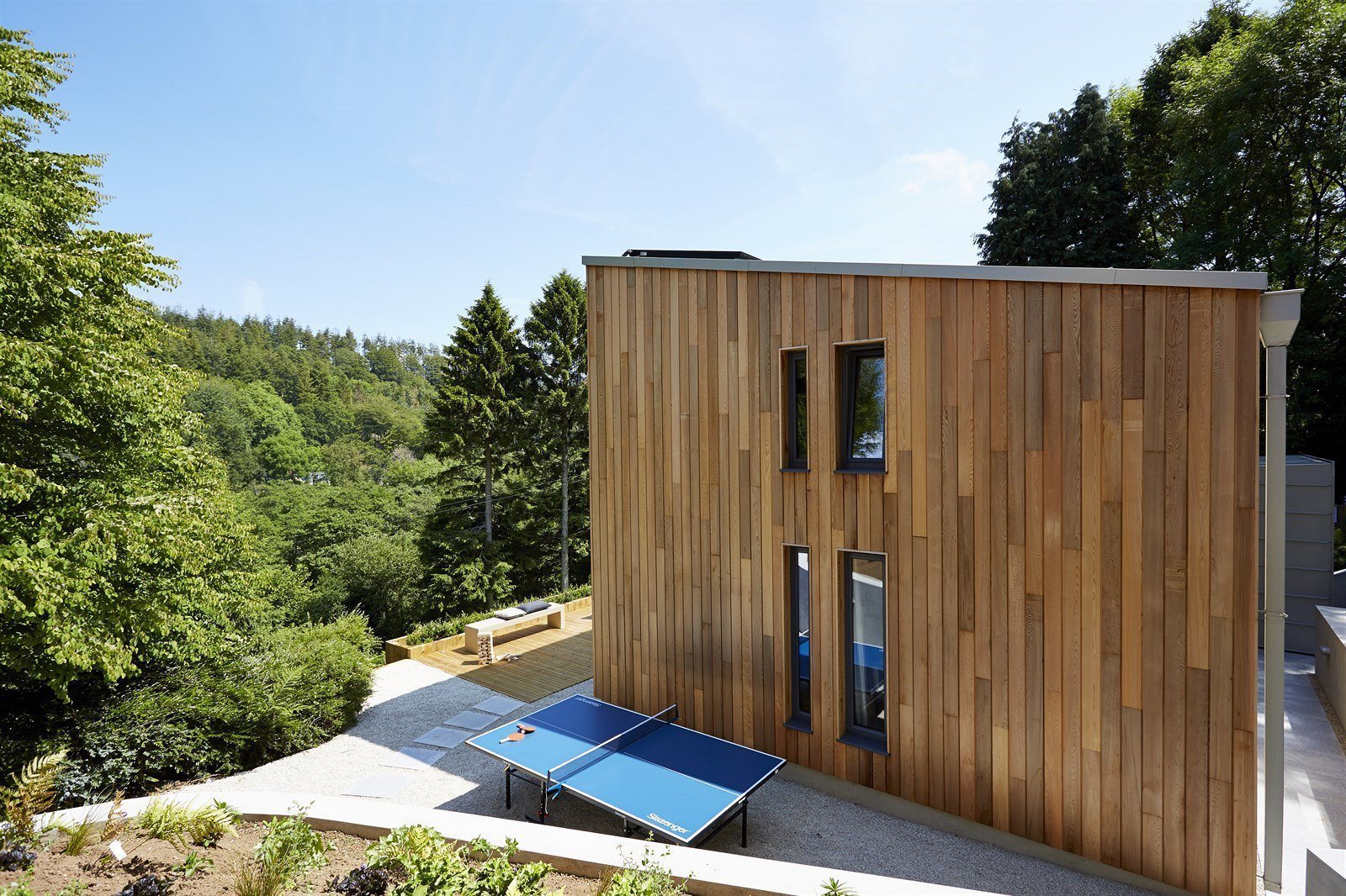 Moderní srub v náručí přírody