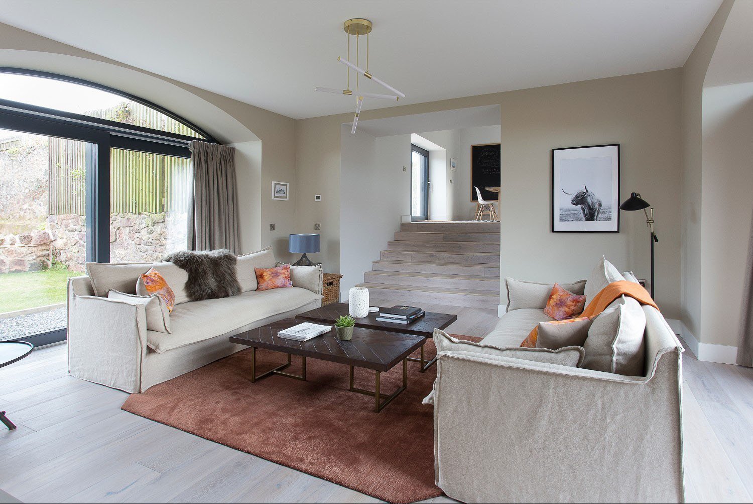 Moderní statek ve Skotsku