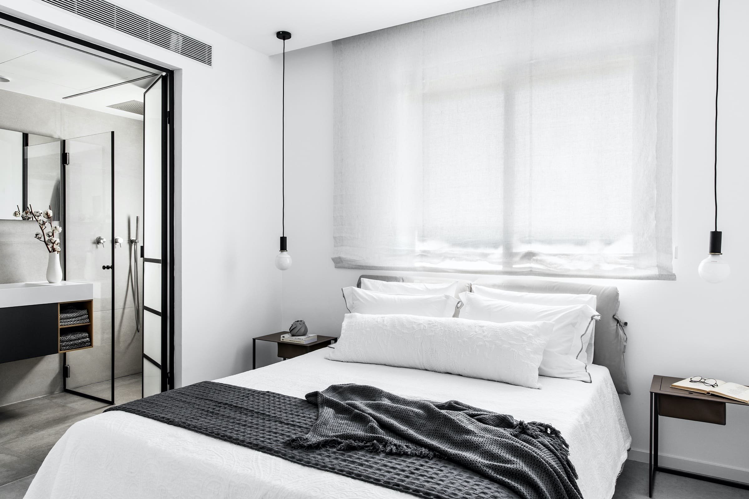 Monochromaticky laděný interiér