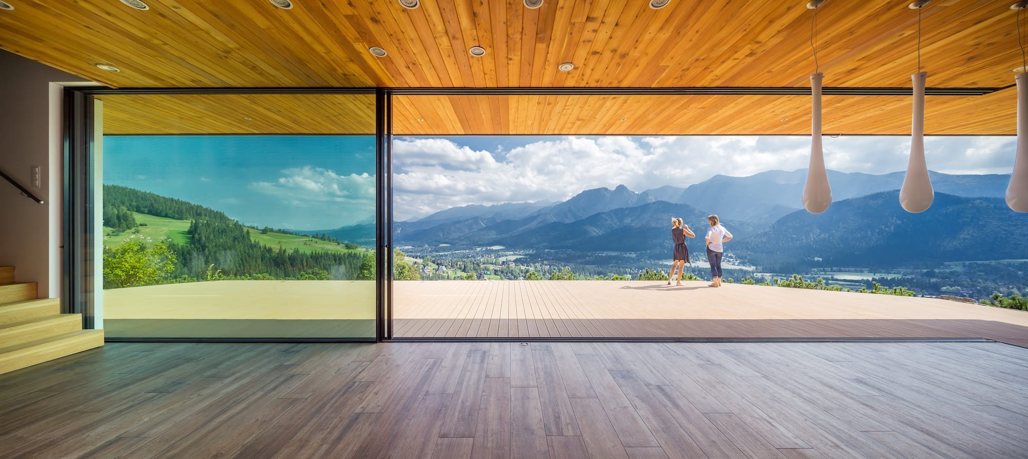 Nadčasová chata s úchvatným výhledem na polské Tatry