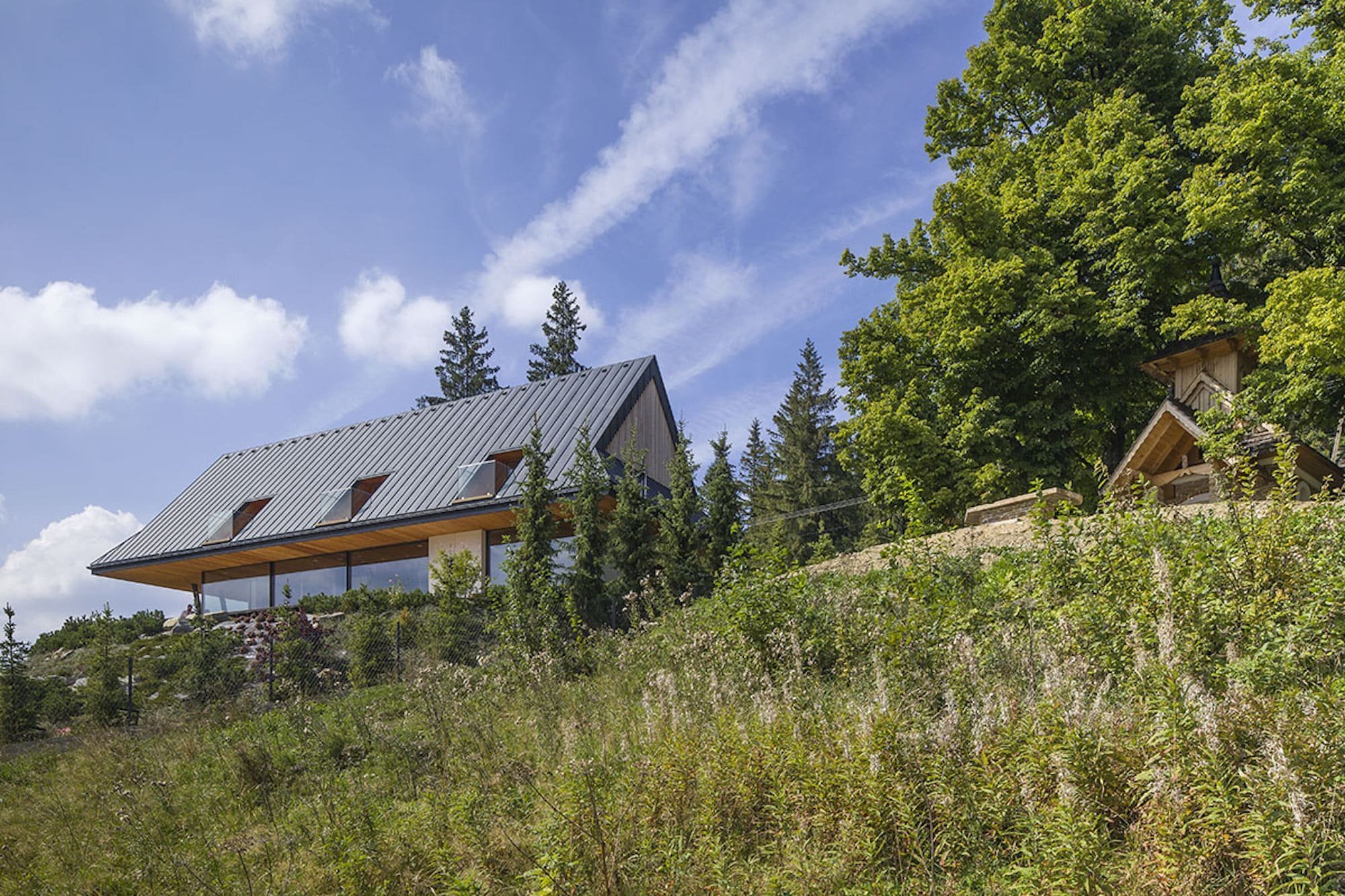 Nadčasová chata s úchvatným výhledem na polské Tatry