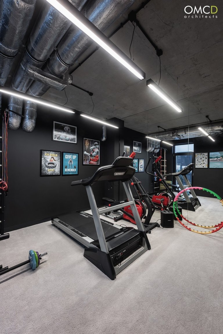 Nadčasový interiér domu v Lublinu