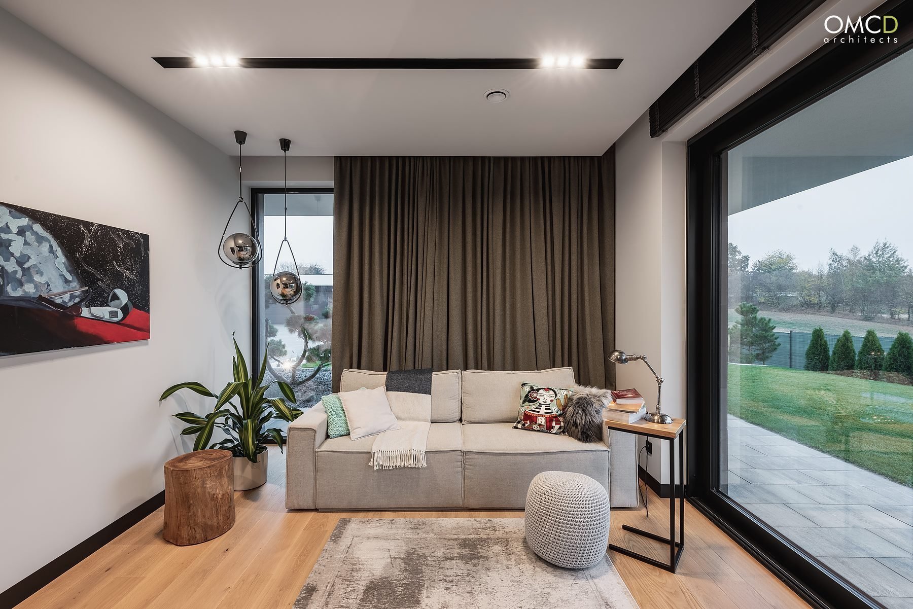 Nadčasový interiér domu v Lublinu