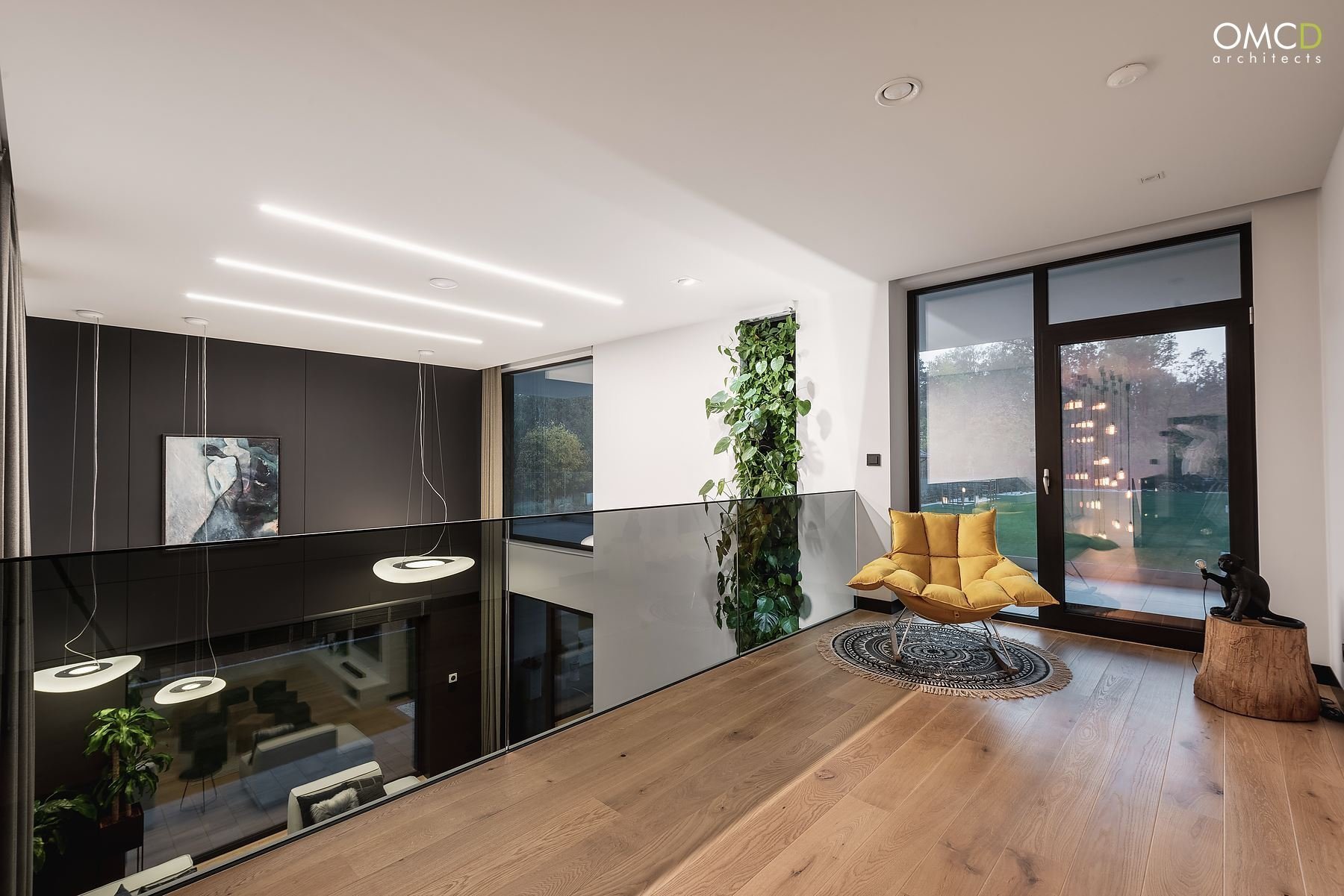 Nadčasový interiér domu v Lublinu