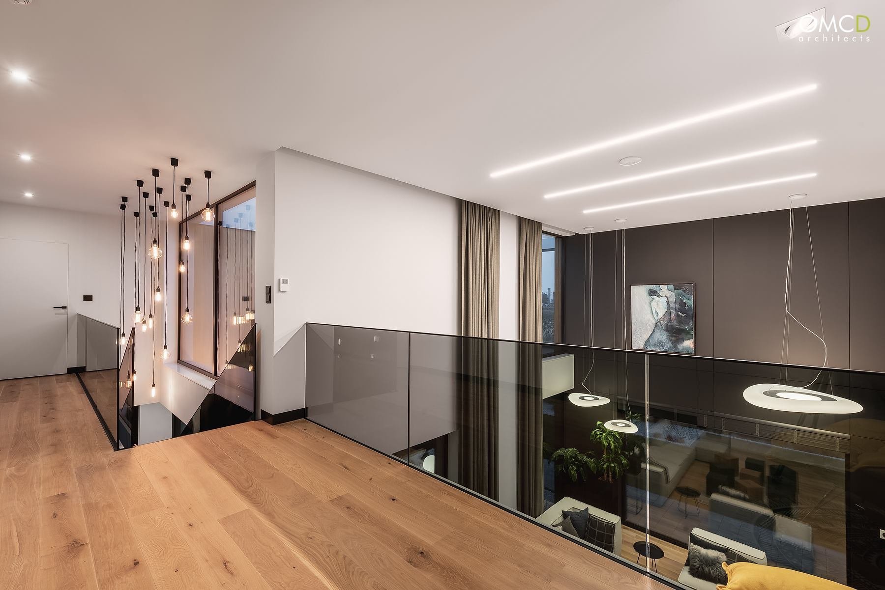 Nadčasový interiér domu v Lublinu