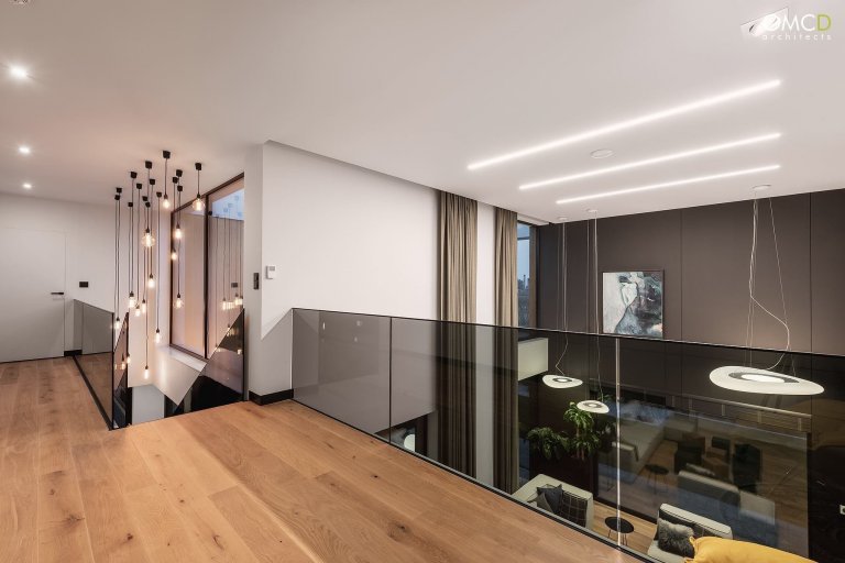 Nadčasový interiér domu v Lublinu