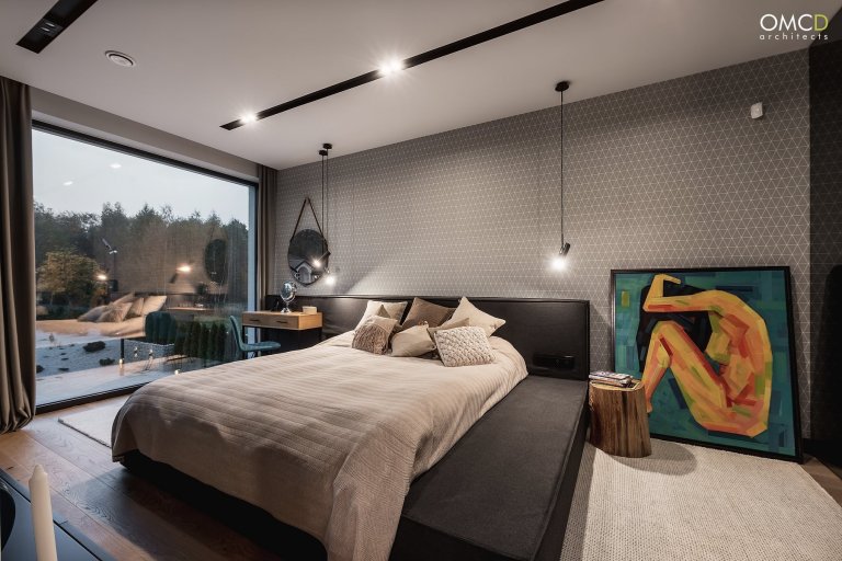 Nadčasový interiér domu v Lublinu