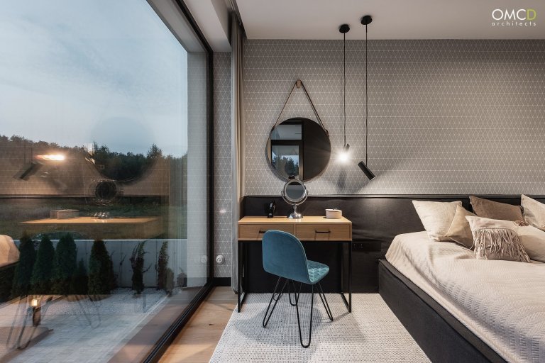 Nadčasový interiér domu v Lublinu