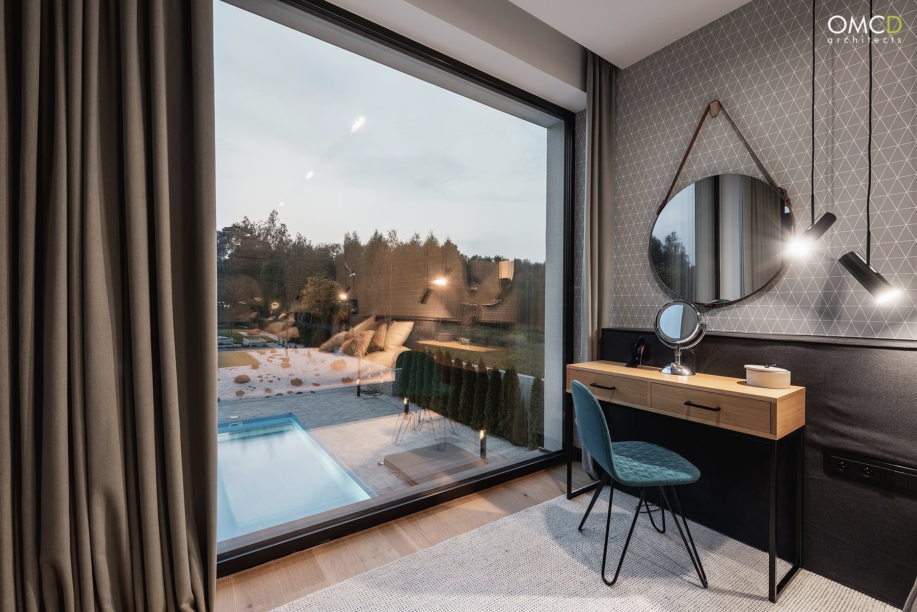 Nadčasový interiér domu v Lublinu