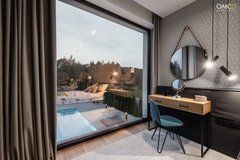 Nadčasový interiér domu v Lublinu