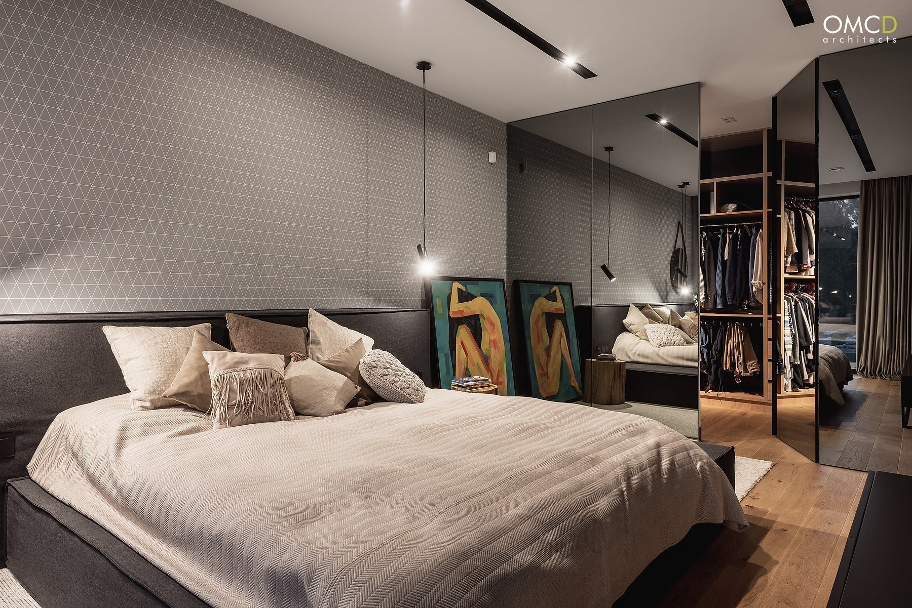 Nadčasový interiér domu v Lublinu