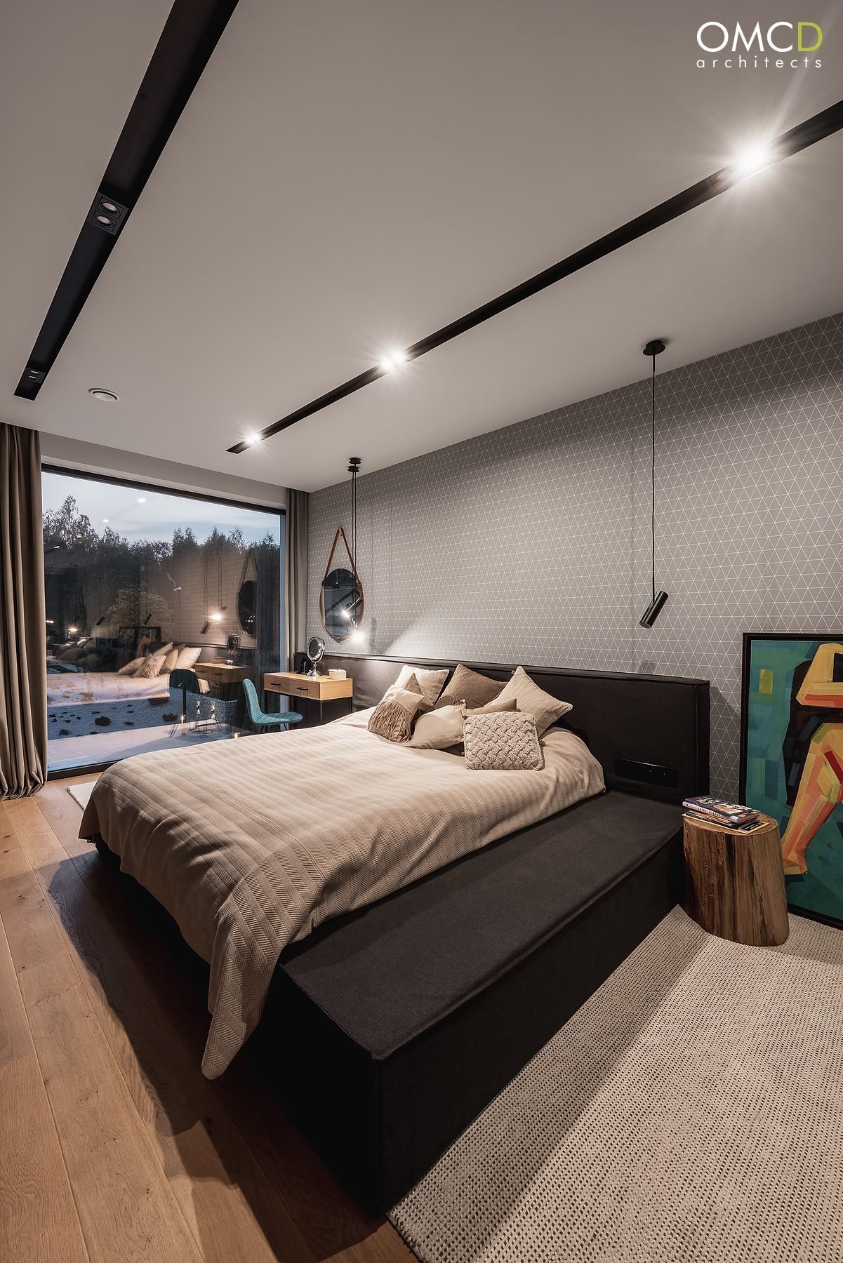 Nadčasový interiér domu v Lublinu