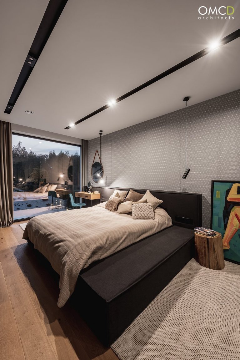 Nadčasový interiér domu v Lublinu