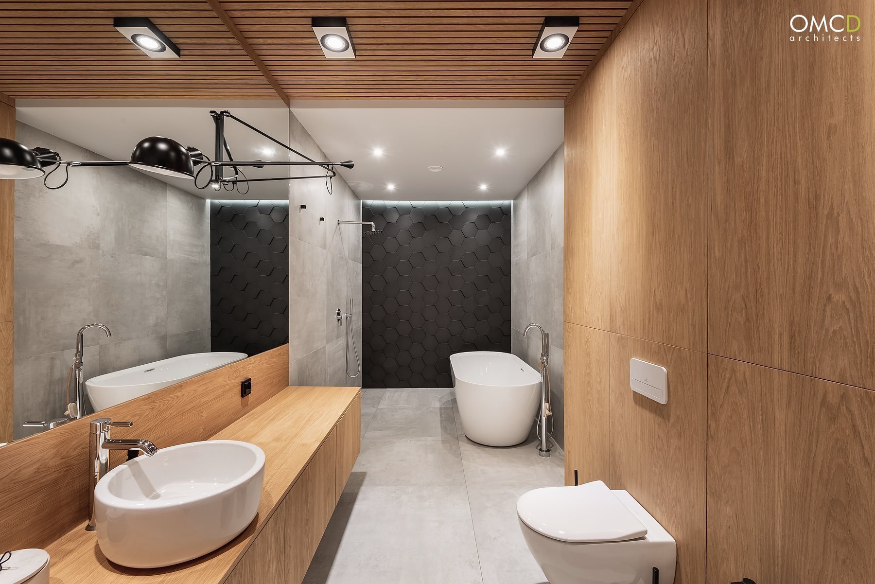 Nadčasový interiér domu v Lublinu