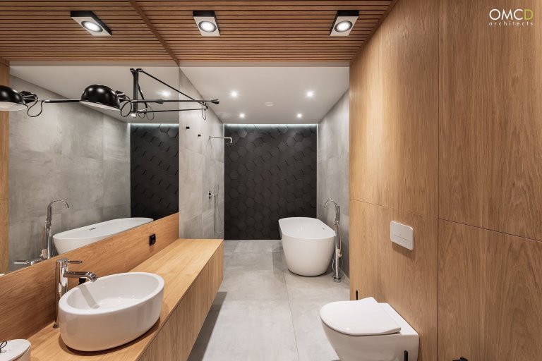 Nadčasový interiér domu v Lublinu